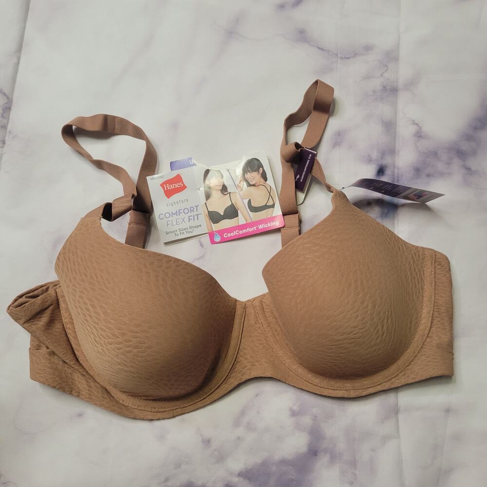 Hanes Signature Comfort Flex Fit Bra